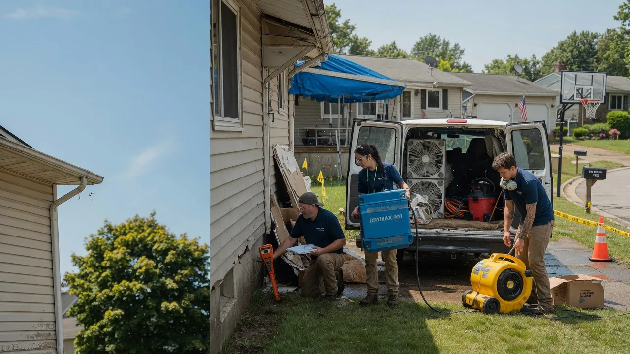 Ceiling Leak Cleanup in Woodbury, MN near me