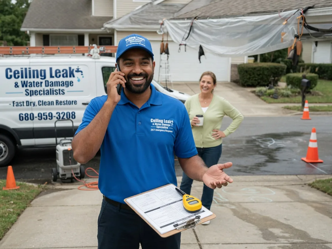 Ceiling Leak Cleanup Woodbury, MN FAQs